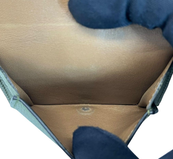 極美 ロエベ トライフォールドウォレット 三つ折り アナグラム バイ